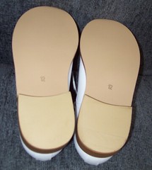 STRASBURG Classic PARKER White Leather Dress Saddle Shoes Unisex Kids Sz 12