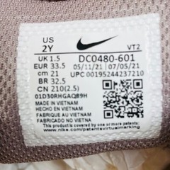 Nike Waffle One DC0480-601 Youth Size 2Y Pink Casual Shoes Sneakers