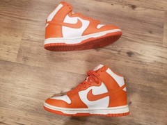 Nike Dunk High 2020 Syracuse Orange White Size 6Y Shoes Sneakers Rare