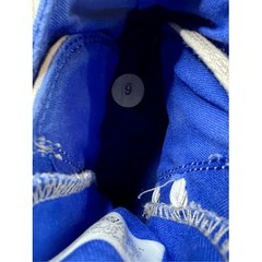 Converse Blue Grey Peel Back High Top Sneakers Shoe Juniors 6 Hip Hop Womens 7.5
