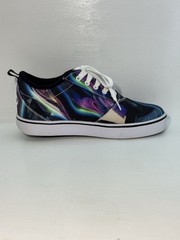 Heelys Pro 20 Prints Black Galaxy Youth Size 6 Women Size 7 EUC With Attachments