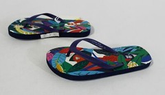 Boden Kid’s Jungle Printed Slip-On Thong Flip Flops CL8 Multicolored Size US:13
