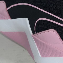 Puma Unisex Kids Incite Sneaker Black Pink Yellow Sz 6C