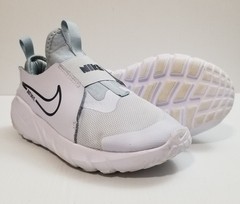 MISMATCHED Nike Flex Runner White/Gray DJ6038-010 Slip On Shoes 4.5Y-5Y READ