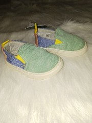 Toms Unisex Kids’ Size 4T Tiny Luca Slip-On Repreve Authentic Casual Shoe New