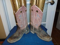 Cody James Brown Salmon Square Toe Cowboy Western Boots Youth Size 5 D