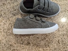 Toddler Multi-Strap Sneaker Grey size 8 toddler FabKids
