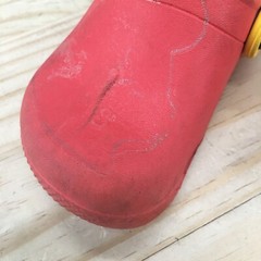 Crocs Shoes Children 6 Mickey Mule Clogs Red Slip On Perforated Closed Toe Flats