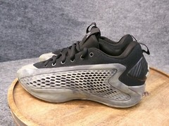 Size 7Y – Adidas AE 1 Low J Ascent Pack Grey Black Basketball Shoes | JI4074