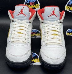 Size 5.5 (GS) – Jordan 5 Retro 2020 Mid Fire Red