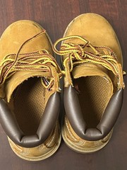 Timberland Premium Waterproof Wheat Toddler Boots Size 8 Nubuck (ST002)
