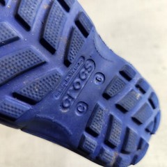 Crocs Blue Handle It Rain Boots Child Kids Size C6 Waterproof Pull On Shoes