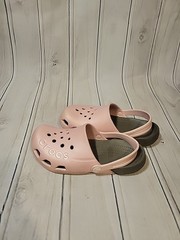 Crocs Kids Junior Girl Electro Clogs/Sandals Pink Brown Slingback