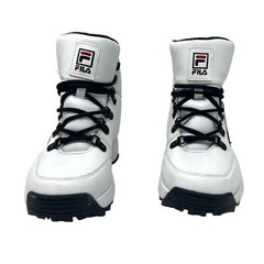 Fila Size 6 Youth Unknown Territory High Top Sneaker Boot White