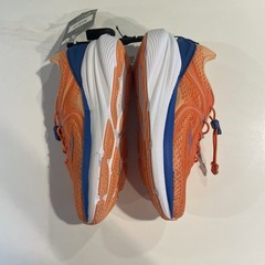 AVIA BYB Max Runner Athletic Sneakers Shoes Size 3 Unisex Orange Bungee Lace