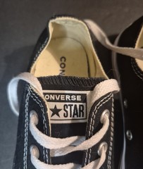 Converse Chuck Taylor All Star 3J231 & 3J235 Black/White Canvas Shoes – Size 3
