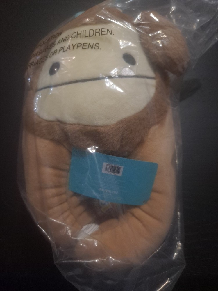 Original Squishmallows Plush Slippers Benny The Bigfoot Yeti Size 6-7