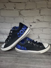 Converse Chuck Taylor All Star Street Ox Slip On Junior Youth US 4 Black & Blue