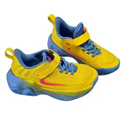 Nike Giannis Immortality 4 GS Yellow Blue Pink Basketball Shoes FZ6733-700 11C