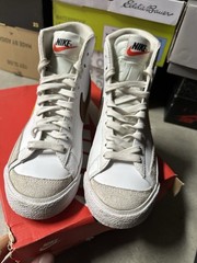 Nike Blazer Mid 77 White Black Brown Mocha Pecan Vivid Sulfur Yellow – Size 4.5
