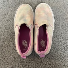 VANS US Missy Style: 7213 Multi Tie Dye Slip On Sneakers Shoes Size Big Girls 3