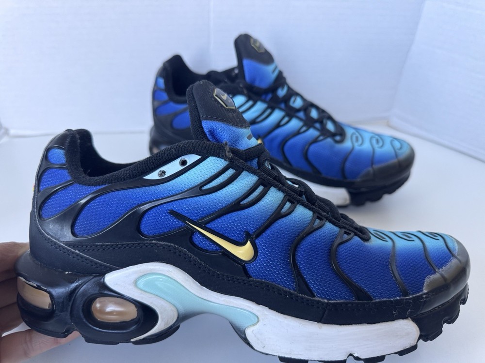 Nike Air Max Plus Tn Hyper Blue Shoes 2018 Sneakers Size 6.5Y