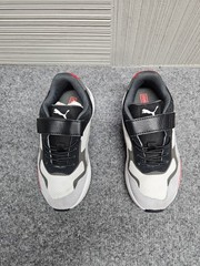 Puma Uinisex Kids Sneaker 1C Multicolor Logo Lace Up Hook & Loop Comfort Shoe