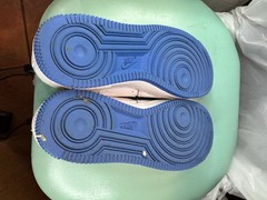 Nike Air Force 1 ’07 ‚White Medium Blue Size 4.5Y Women’s 6 LN bo box 🔥💯🔥