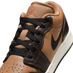 Jordan 1 Low SE Flax Baroque Brown GS Sneaker HQ3604-201 Size 7Y