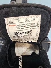 Heelys Pro 20 LG Nova Sneaker Skate Shoes US 5Y Black Charcoal HE01129001