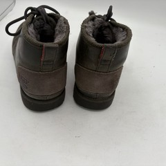 UGG Neumel II Boots Gray Brown Shearling US 5 Suede #1017322K Wool Insole