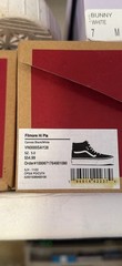 VANS high platform Canvas Black/White High Top Sneakers Unisex Kids US 5.0
