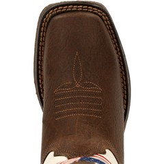 Lil‘ Rebel™ by Durango® Big Kids Distressed Flag Western Boot