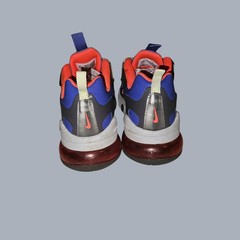 Nike Air Max 270 React Youth CT1630-001 Black Blue Orange Yellow Red Sneakers
