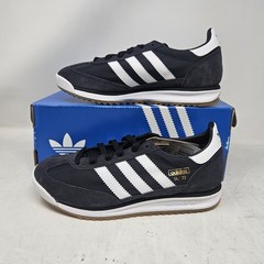 adidas SL 72 RS J Black White Comfy Casual Shoe / IH8078 / Youth 6.5, Womens 7.5