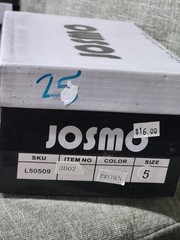 Josmo Leather Kids Sandals Size 5