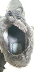 2005 NIKE Zoom Air VINTAGE winter boots Black/ grey Leather Boots- Mens size 6