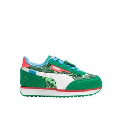 PUMA X Cocomelon Future Rider Lace Up Toddler Boys Green Sneakers Size Us 7C