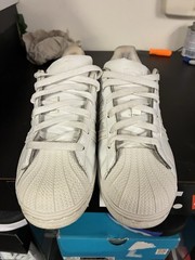 Size 6 adidas Superstar J White/White EF5399 Big Kid’s Unisex Shoes