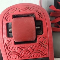 Heelys Propel 2.0 Skate Shoes Red Grey Black Size Youth 6 No Tool