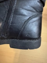 Fabkids Studded Strap Moto Boots Black Size 13