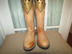 Cody James Showdown Round Toe Western Boot Youth SZ 2.5 Brown Leather 43134C