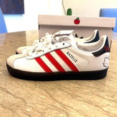 adidas Gazelle Hello Kitty 50th Anniversary Girls Sneakers White US1.5 NWT