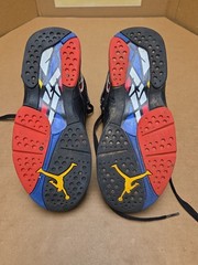 Size 4Y Air Jordan 8 Retro GS Mid Playoff Black/True Red Shoes 305368-062 PICS