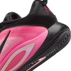 Nike Kids Size 5Y A’One GS Low Top Basketball Shoes Coral/Pink/Black HF7001-001