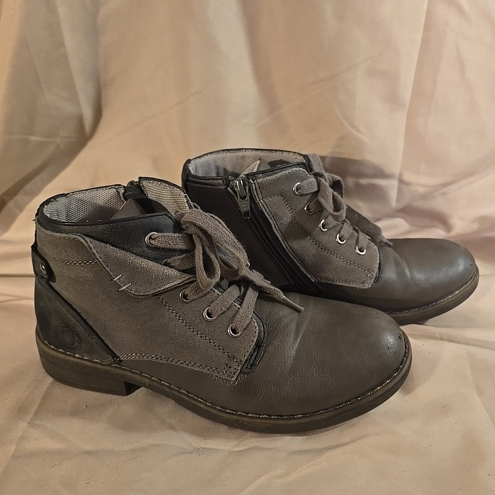 Bullboxer Kids Shoes Boots Half Boots, Gray, EUR 37M US 6.5