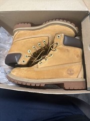 Big Kid’s Timberland 6 In. Premium Boot Wheat (TB012909)