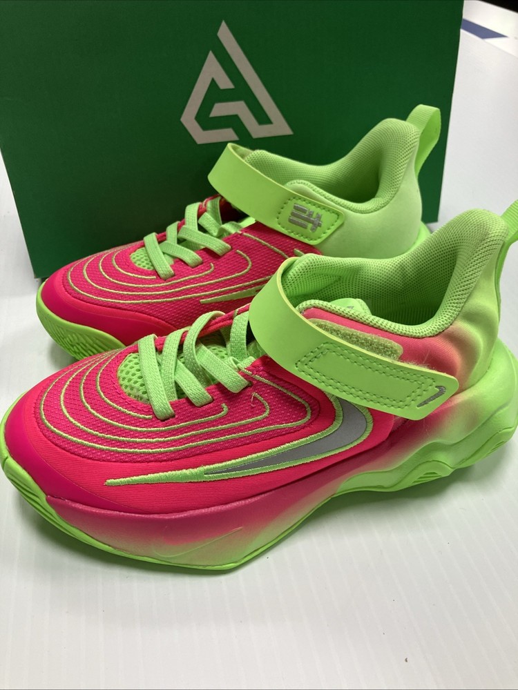 Nike Giannis Immortality 4 Ps Watermelon FZ6733-304 Pre-School Size 11C Crib