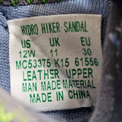 Merrell Hydro Hiker Sandal Kids 12W Navy Blue Lime Green Waterproof MC53375
