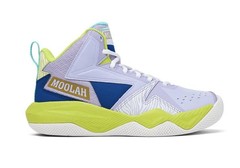 MOOLAH High-Top Athletic Sneakers Purple Blue Yellow Unisex